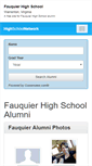 Mobile Screenshot of fauquierhighschool.org